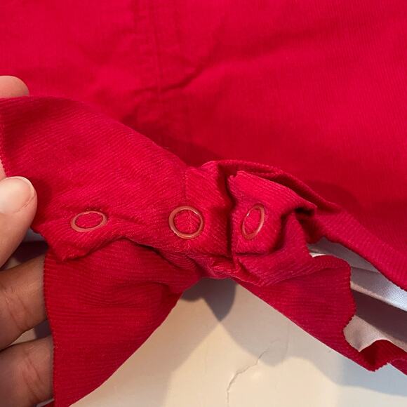NWT Bailey Boys Size 3M Red Corduroy Jon Jon Set - Picture 5 of 6
